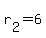 r%5B2%5D+=+6