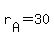 r%5BA%5D+=+30