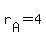r%5BA%5D+=+4
