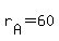 r%5BA%5D+=+60
