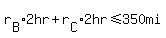 r%5BB%5D%2A2hr+%2B+r%5BC%5D%2A2hr+%3C=+350mi