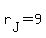 r%5BJ%5D+=+9