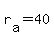 r%5Ba%5D+=+40