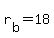 r%5Bb%5D+=+18