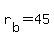 r%5Bb%5D+=+45