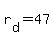 r%5Bd%5D+=+47