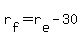 r%5Bf%5D+=+r%5Be%5D+-+30