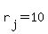 r%5Bj%5D+=+10