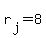r%5Bj%5D+=+8