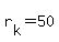 r%5Bk%5D+=+50