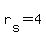 r%5Bs%5D+=+4