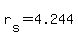 r%5Bs%5D+=+4.244