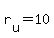 r%5Bu%5D+=+10