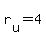 r%5Bu%5D+=+4