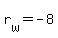 r%5Bw%5D+=+-8