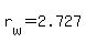 r%5Bw%5D+=+2.727
