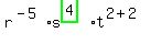 r%5E%28-5%29%2As%5E%28highlight_green%28+4+%29%29%2At%5E%282%2B2%29
