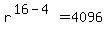 r%5E%2816-4%29=4096%29