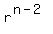 r%5E%28n-2%29