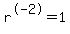 r%5E-2+=+1