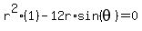 r%5E2%281%29+-12r%2Asin%28theta%29+=+0