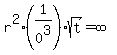 r%5E2%281%2F0%5E3%29sqrt%28t%29=infinity