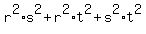 r%5E2%2A+s%5E2%2B+r%5E2%2A+t%5E2%2B+s%5E2%2A+t%5E2