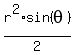 r%5E2%2Asin%28theta%29%2F2