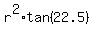 r%5E2%2Atan%2822.5%29