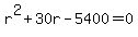 r%5E2%2B30r-5400=0