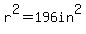 r%5E2=196in%5E2