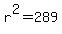 r%5E2=289