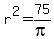 r%5E2=75%2Fpi