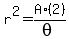 r%5E2=A%2A%282%29%2Ftheta%29