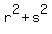 r%5E2+%2B+s%5E2