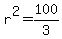 r%5E2+=+100%2F3