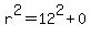 r%5E2+=+12%5E2+%2B+0+
