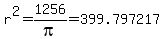 r%5E2+=+1256%2Fpi+=+399.797217