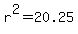 r%5E2+=+20.25