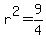 r%5E2+=+9%2F4