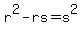 r%5E2+-+rs+=+s%5E2