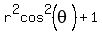 r%5E2cos%5E2%28theta%29+%2B+1