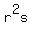 r%5E2s