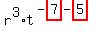 r%5E3%2At%5E%28-highlight_red%28+7+%29-highlight_red%28+5+%29%29