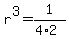 r%5E3+=++1%2F%284%2A2%29
