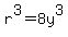 r%5E3+=+8y%5E3