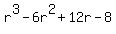 r%5E3-6r%5E2%2B12r-8