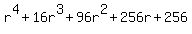 r%5E4%2B16r%5E3%2B96r%5E2%2B256r%2B256
