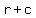 r+%2B+c