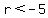 r+%3C+-5